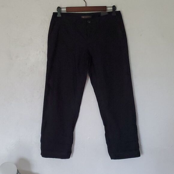 Outback Red Black Cropped Pants Size 2 - Picture 1 of 7